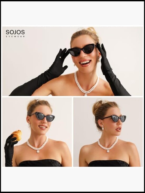 Cat Eye Polarized Sunglasses Acetate Retro UV400 Protection Handmade main image 4